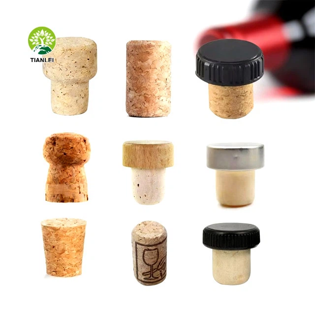 custom logo cork wine stopper